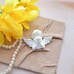 Акриловое украшение "Влюбленный ангел", 3,5х5,5 см (СкрапФлор) Акриловое украшение "Влюбленный ангел", 3,5х5,5 см (СкрапФлор)