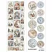 Лист с картинками 10х30 см "Сочельник. Марки" (ScrapMania)