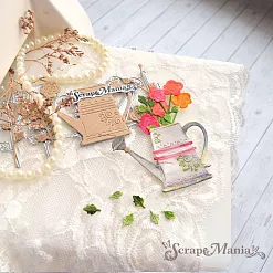 Нож "Цветочный комплимент. Садовая лейка", 4,5х6,5 см (ScrapMania)