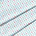 Отрез ткани 79х50 см "Сердечки голубые" (Cotton)