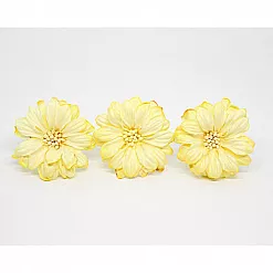 Цветок герберы "Светло-желтый" (Craft)
