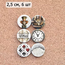 Набор фишек "Алиса и Чеширский кот" (ScrapMania)