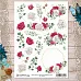 Скрап-карта А4 "Богемное Рождество. Розы" (ScrapMania)
