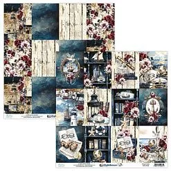 Набор бумаги 30х30 см "Lighthouse", 12 листов (Mintay) Набор бумаги 30х30 см "Lighthouse", 12 листов (Mintay)