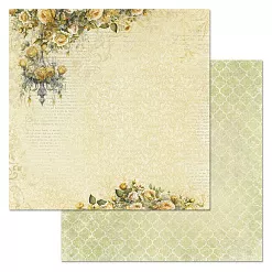 Набор бумаги 30,5х30,5 см "Затерянная среди роз", 12 листов (ScrapMania)