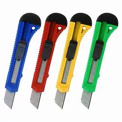 Нож канцелярский "Everyday", 4х15 см, 1 шт (Staff) Нож канцелярский "Everyday", 4х15 см, 1 шт (Staff)