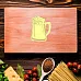 Чипборд "Кулинария. Кружка пива", 4х5,5 см (Белый кот)