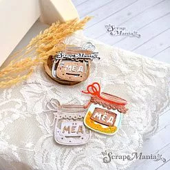 Нож "Пчелиные истории. Медок", 5х5,2 см (ScrapMania)