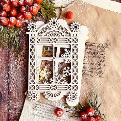 Шейкер "Окно с ажурным наличником 2", 8,1х12,2 см (WoodHome)