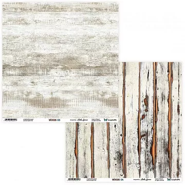 Бумага 30х30 см "Woods 03/04" (ScrapAndMe)