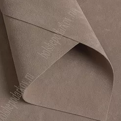 Отрез замши А4 "Двухсторонняя. Бежево-серый"