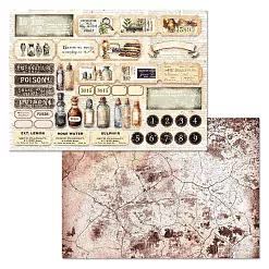 Набор бумаги А4 "Факультет магии", 12 листов (ScrapMania) Набор бумаги А4 "Факультет магии", 12 листов (ScrapMania)