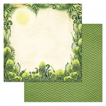 Бумага "Эра динозавров. Взгляд из чащи" (ScrapMania)