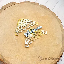 Нож "Уголок. Грациозный", 3,7х6,7 см (ScrapMania)