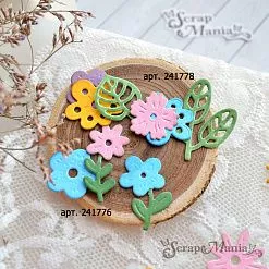 Нож "Полянка. Детские цветочки", 1,5х2,5 см (ScrapMania)