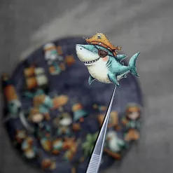 Набор тканевых высечек "Маленький пират", 29 шт (ScrapMania)