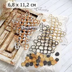 Нож "Каменный фон", 6,8х11,2 см (ScrapMania) Нож "Каменный фон", 6,8х11,2 см (ScrapMania)