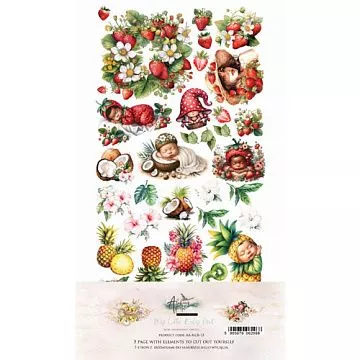 Набор бумаги 15х30 см "My Little Baby. Для вырезания. Fruit", 5 листов (Alchemy of Art)