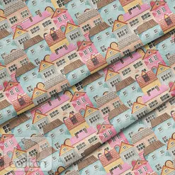 Отрез ткани 79х50 см "Старый город" (Cotton)