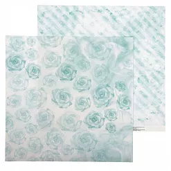 Бумага "Мятные бутоны" (АртУзор)