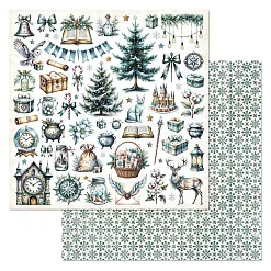 Бумага "Рождество у волшебников. Детали" (ScrapMania) Бумага "Рождество у волшебников. Детали" (ScrapMania)