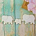 Украшение из чипборда "Слоники" (ScrapКрым)