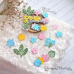 Нож "Полянка. Летние цветочки", 3,3х3,4 см (ScrapMania)