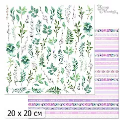 20х20 Бумага "Наше гнездышко. Дизайн 1" (ScrapMania)