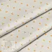 Отрез ткани 79х50 см "Золотые звезды на бежевом" (Cotton)