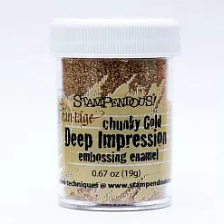 Пудра для эмбоссинга "Chunky gold" (Stampendous)