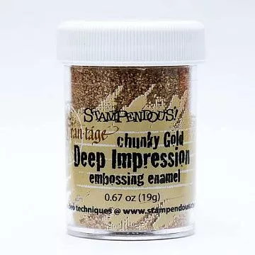 Пудра для эмбоссинга "Chunky gold" (Stampendous)