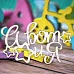 Украшение из чипборда "А вот и я" (ScrapКрым)