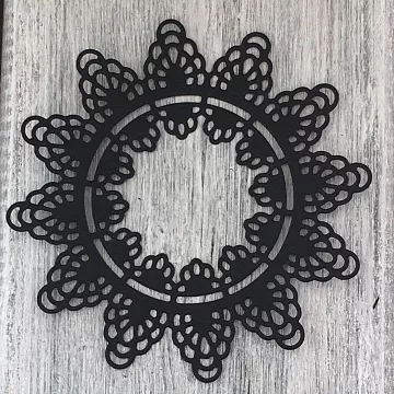 Нож "Салфетка этника 2", 9,5х9,5 см (ArtScrap)