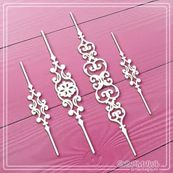 Чипборд "Большие узорные бордюры", 13,3х2 см (СкрапМагия) Чипборд "Большие узорные бордюры", 13,3х2 см (СкрапМагия)