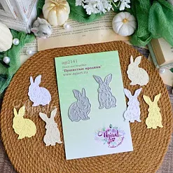 Нож "Пушистые кролики", 4,5х3,5 см (AgiArt)