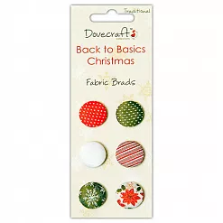 Набор тканевых брадсов "Новогодние традиции"(Dovecraft)