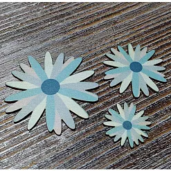 Набор украшений из цветного чипборда "Цветочки 7" (Благолис) Набор украшений из цветного чипборда "Цветочки 7" (Благолис)