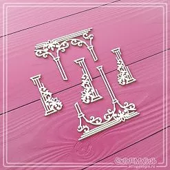 Чипборд "Торжество. Колонны и арки", 4,9х5 см (СкрапМагия)