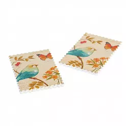 Набор деревянных пуговиц "Птичка на ветке" (АртУзор) Набор деревянных пуговиц "Птичка на ветке" (АртУзор)