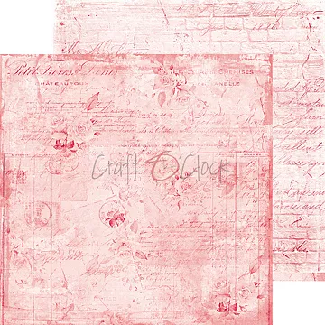 Бумага "Pink Mood 02" (CraftO'clock)