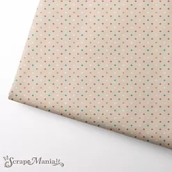 Отрез ткани 75х50 см "Этника. Детская. Горох" (ScrapMania)