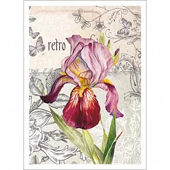 Тканевая карточка "Нежный винтаж. Чувственность" (ScrapMania)