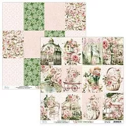 Набор бумаги 15х15 см "Peony garden", 24 листа (Mintay)