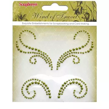 Наклейки из жемчужин "Ветер странствий 2" (ScrapBerry's)