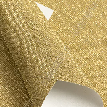 Отрез экокожи А4 с глиттером "Золото"