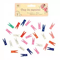 Набор деревянных прищепок (АртУзор) Набор деревянных прищепок (АртУзор)