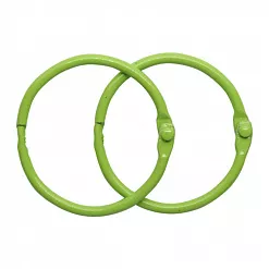 Набор колец для альбома "Салатовый", 35 мм