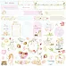 Бумага "Клубничное детство. Теги и картинки" (ScrapMania)