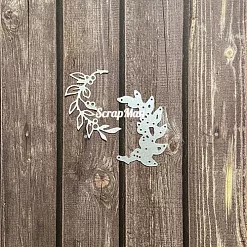 Нож "Веточка 25", 4,5х6,5 см (ScrapMan)