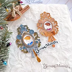 Нож "Сказка на Новый Год. Зеркало", 4,8х5,8 см (ScrapMania)
